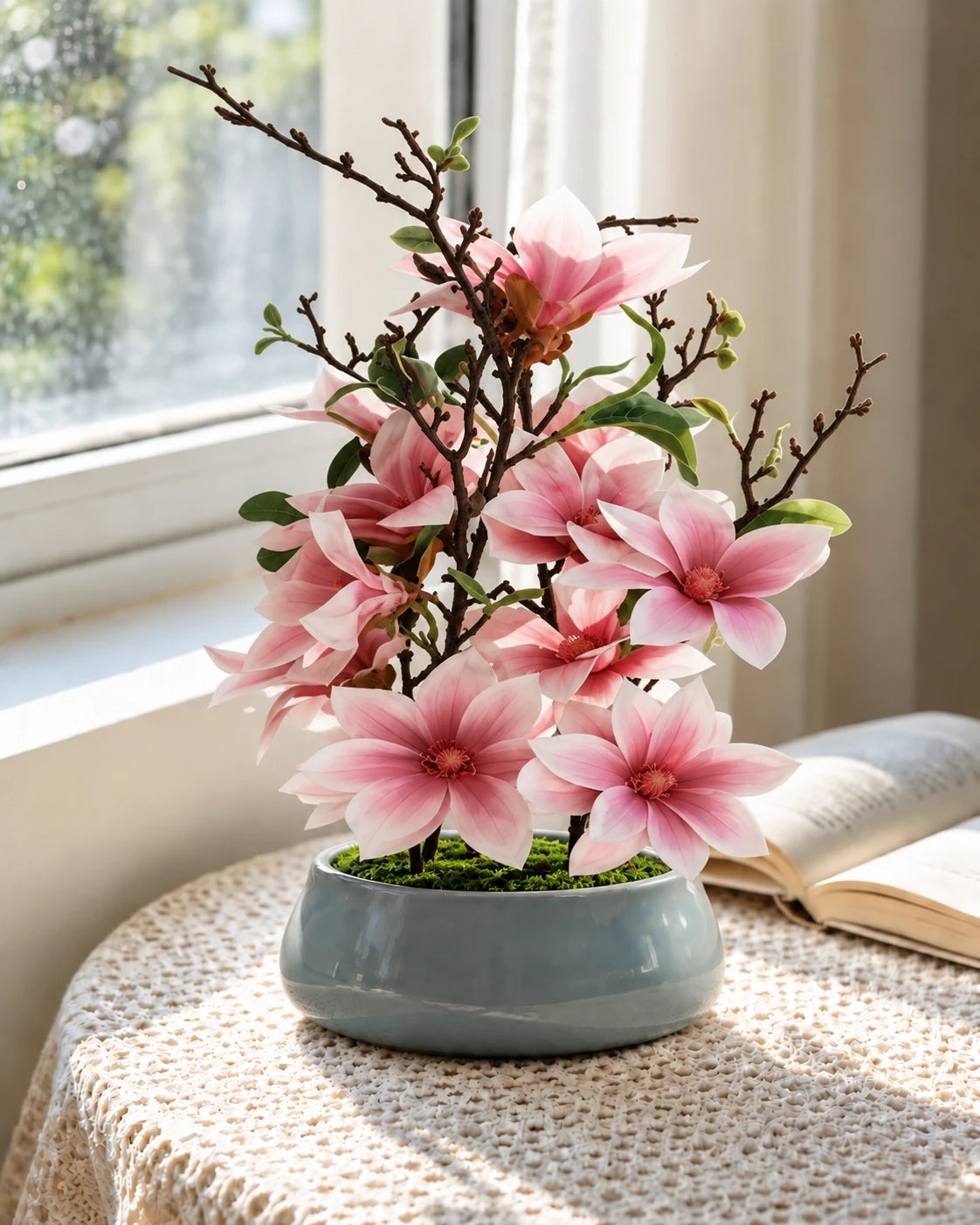 Magnolia Artificial Flower Arrangement