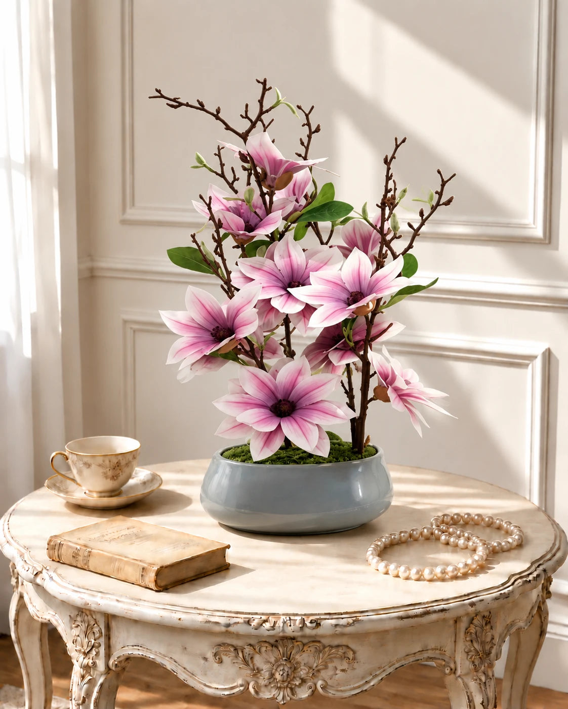 Magnolia Artificial Flower Arrangement