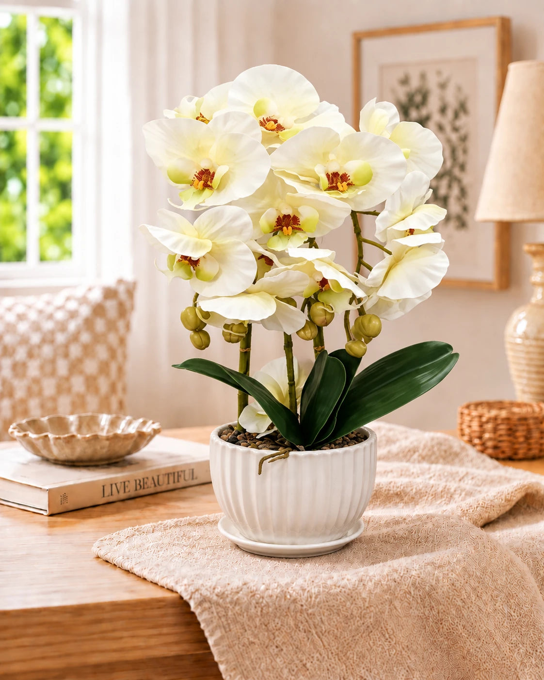 Moth Orchid Artificial Flower Arrangement
