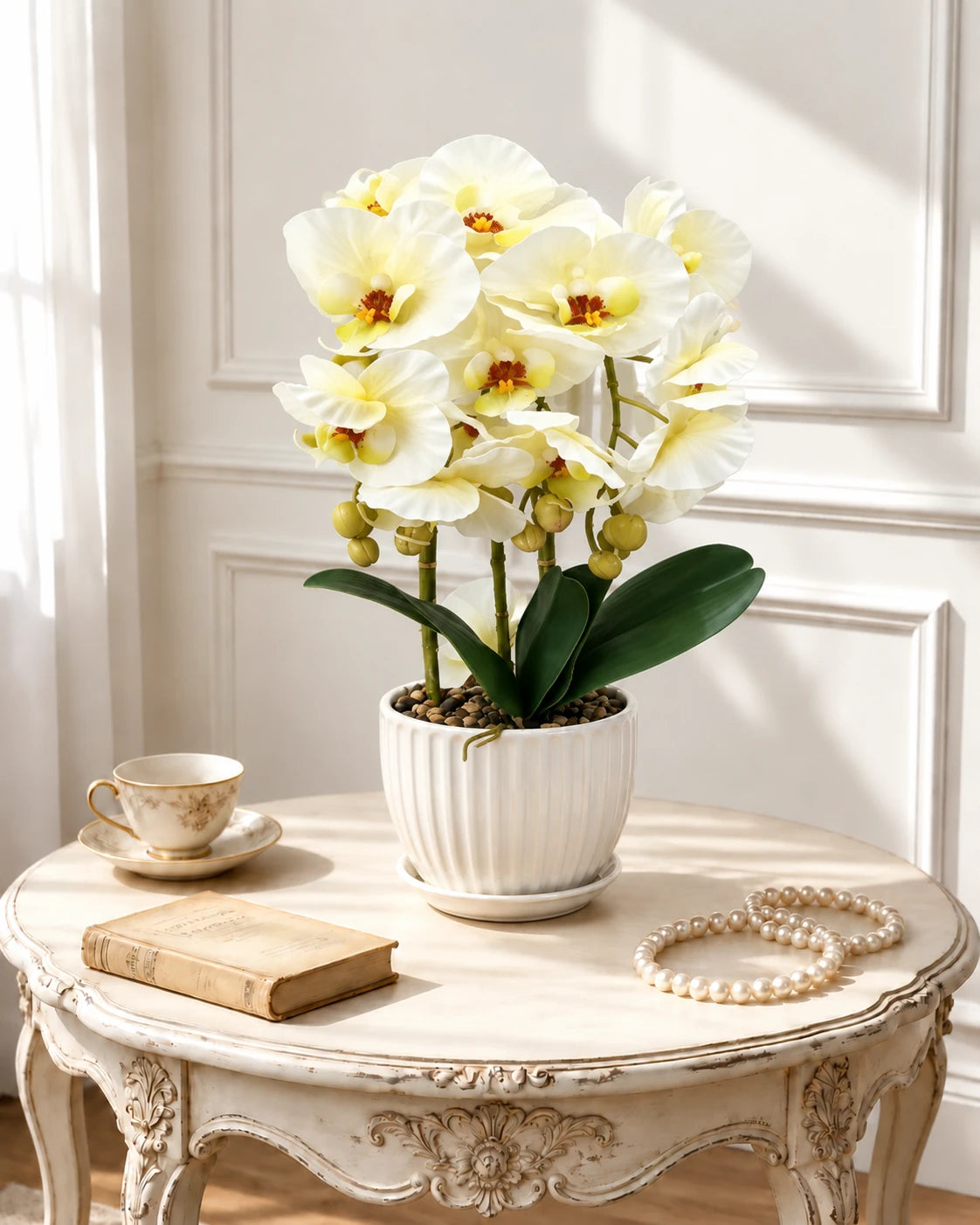 Moth Orchid Artificial Flower Arrangement