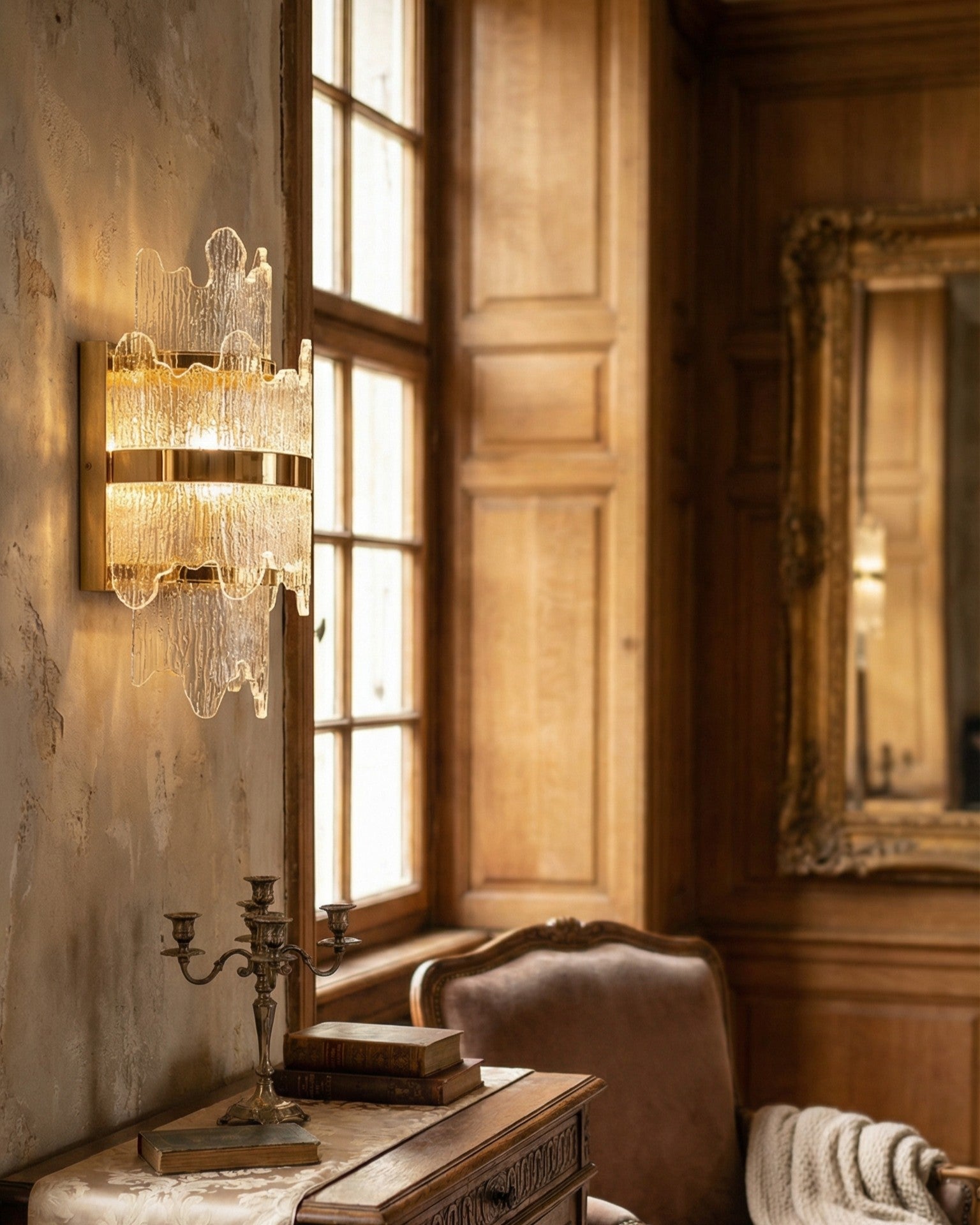 Glaciera Crown Wall Light 