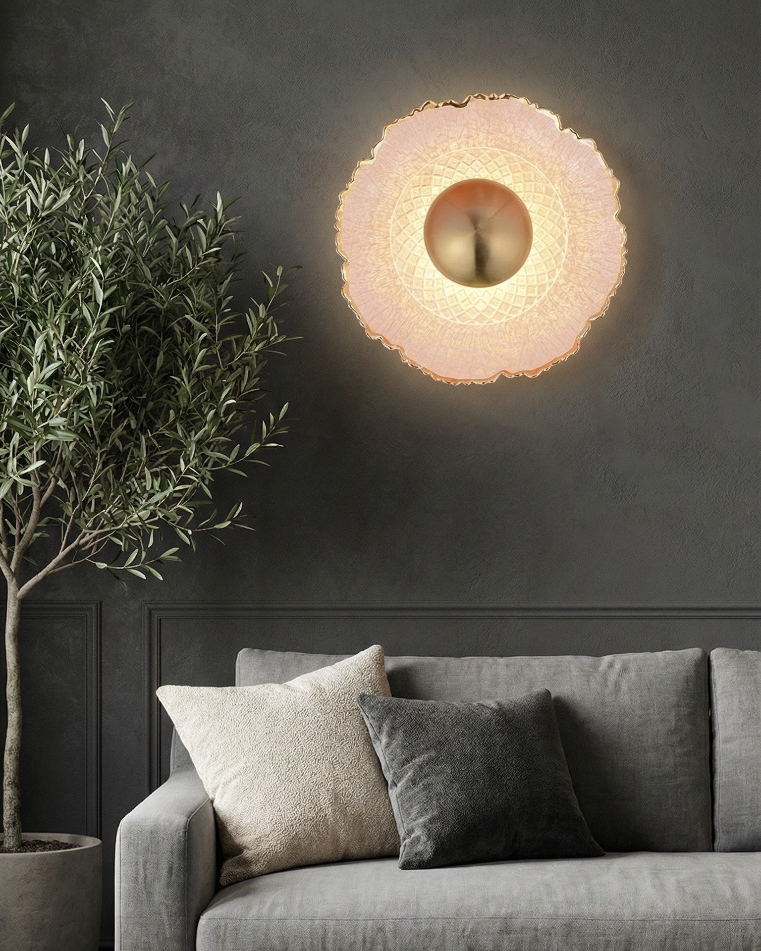 Opulenza Radiant Disc Wall Light 