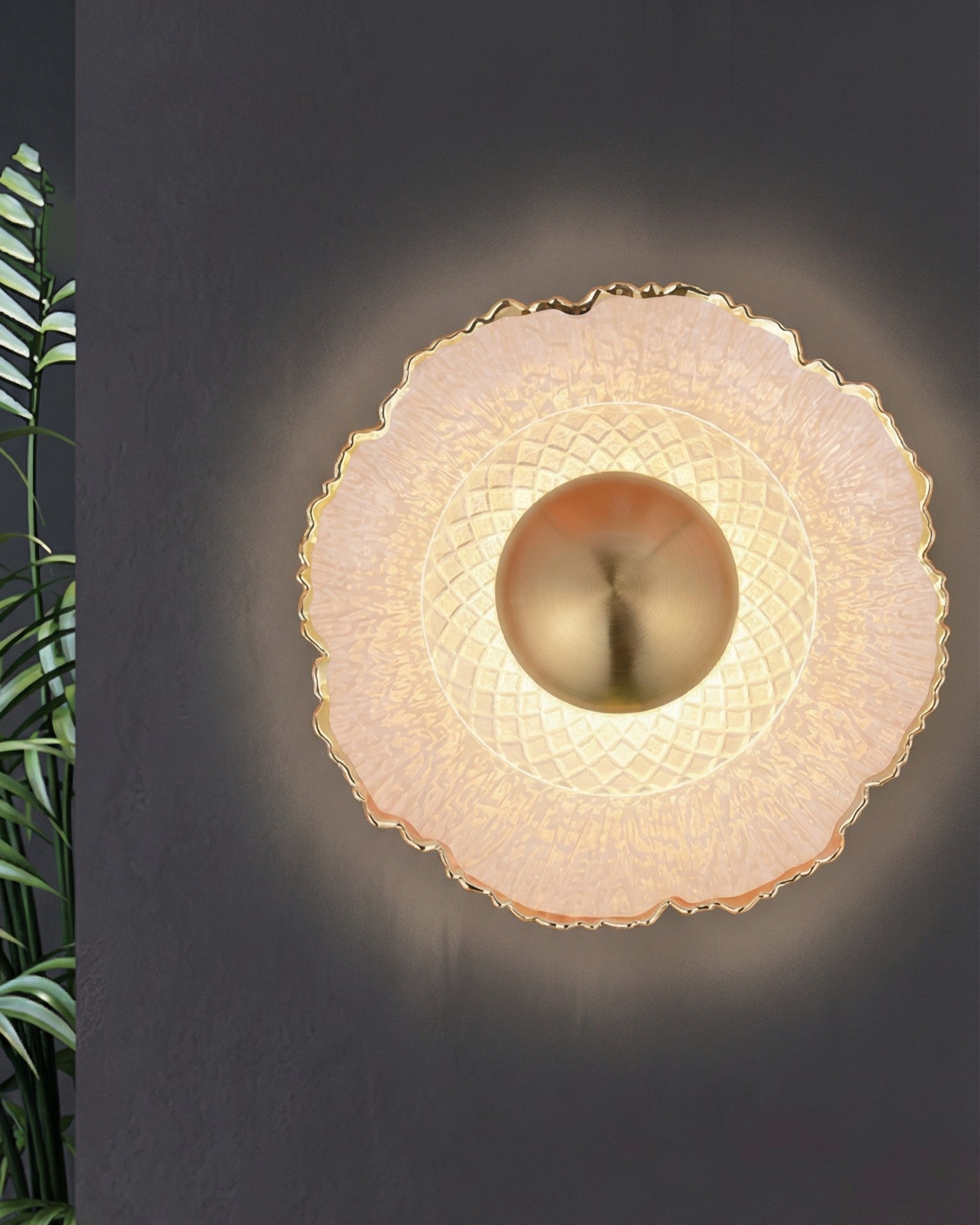 Opulenza Radiant Disc Wall Light 
