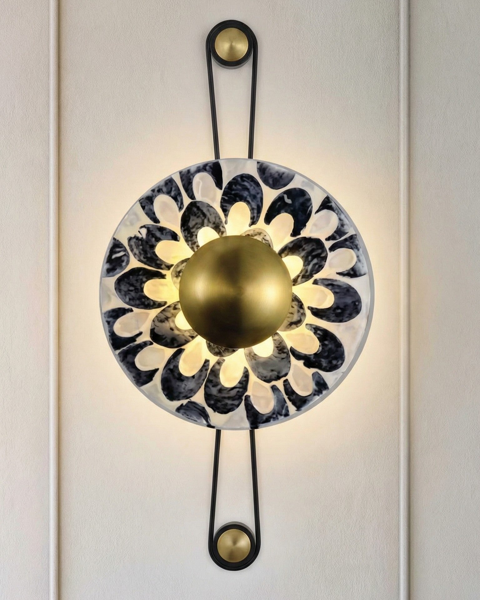 Florvex Mosaic Disc Wall Light 