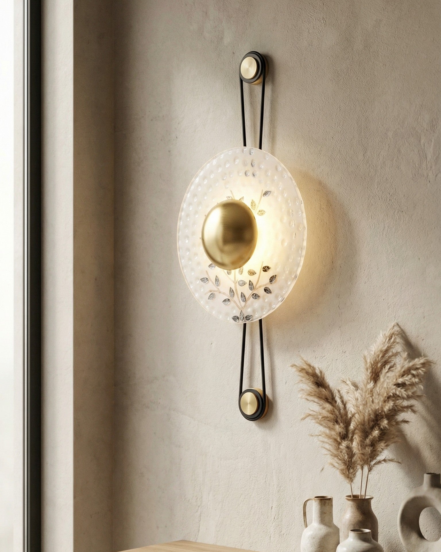 Leafora Aurette Disc Wall Light 