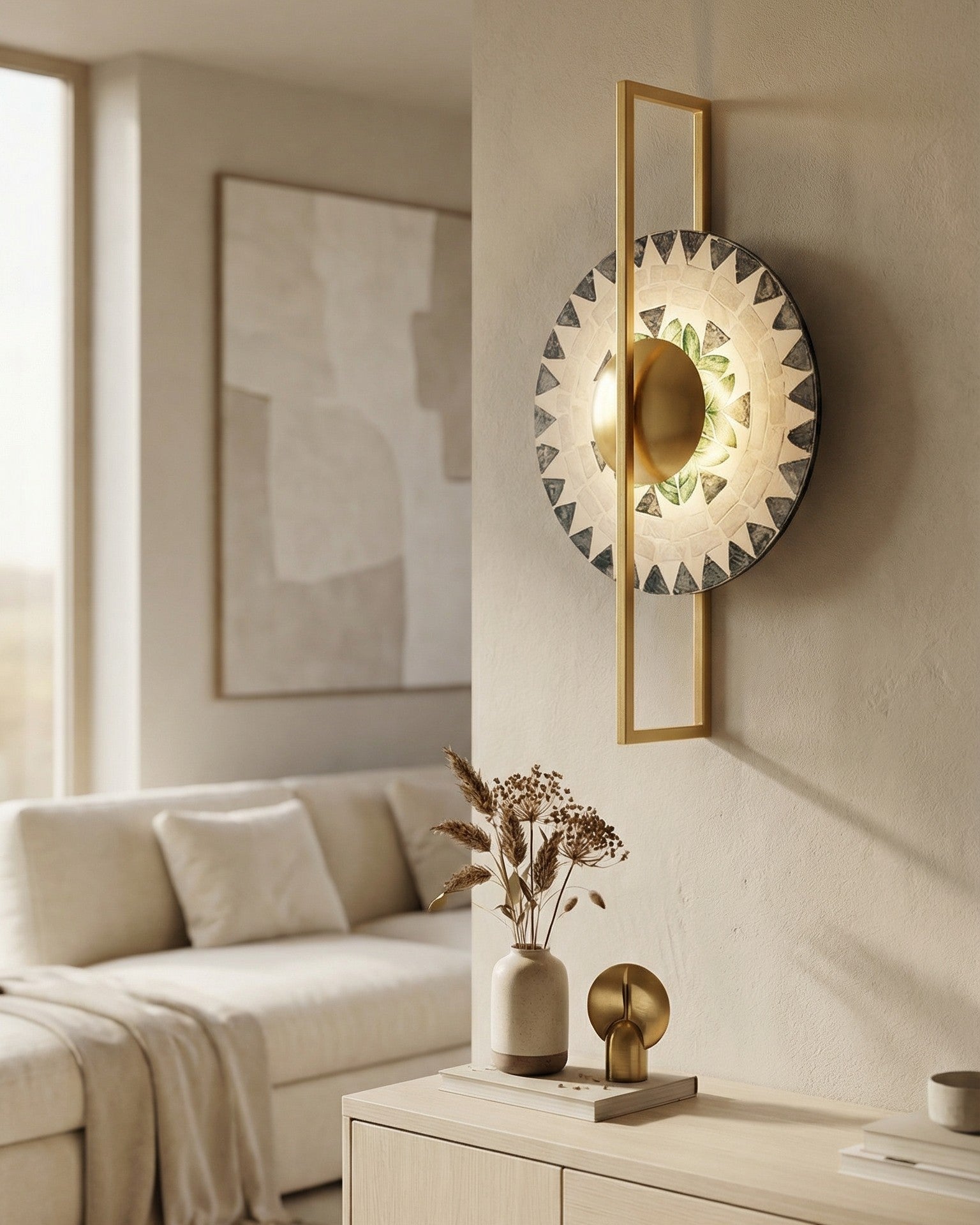 Triovelle Crestline Disc Wall Light 