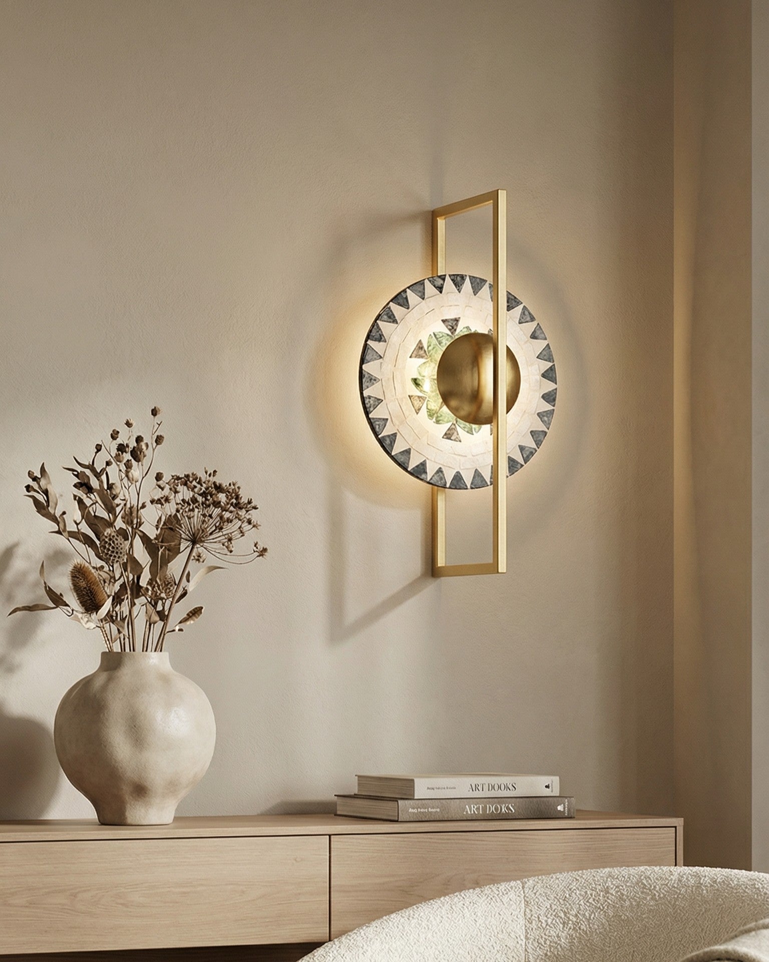 Triovelle Crestline Disc Wall Light 