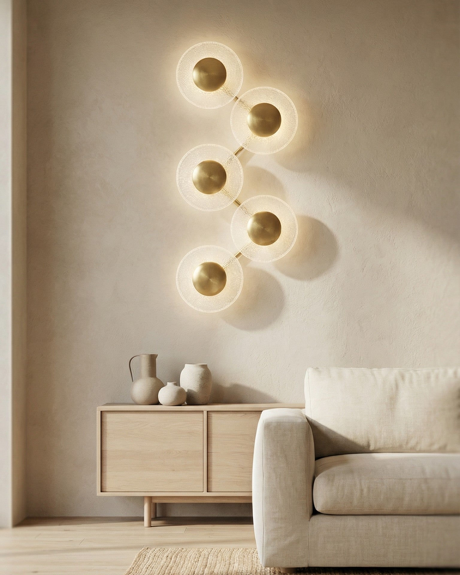 Pentora Lume Cascade Wall Light 