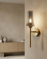 Elvara Gleam Wall Light - Smoke 
