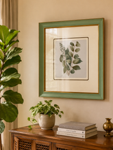 Green Eucalyptus Leaves Print "25x25" Inches 