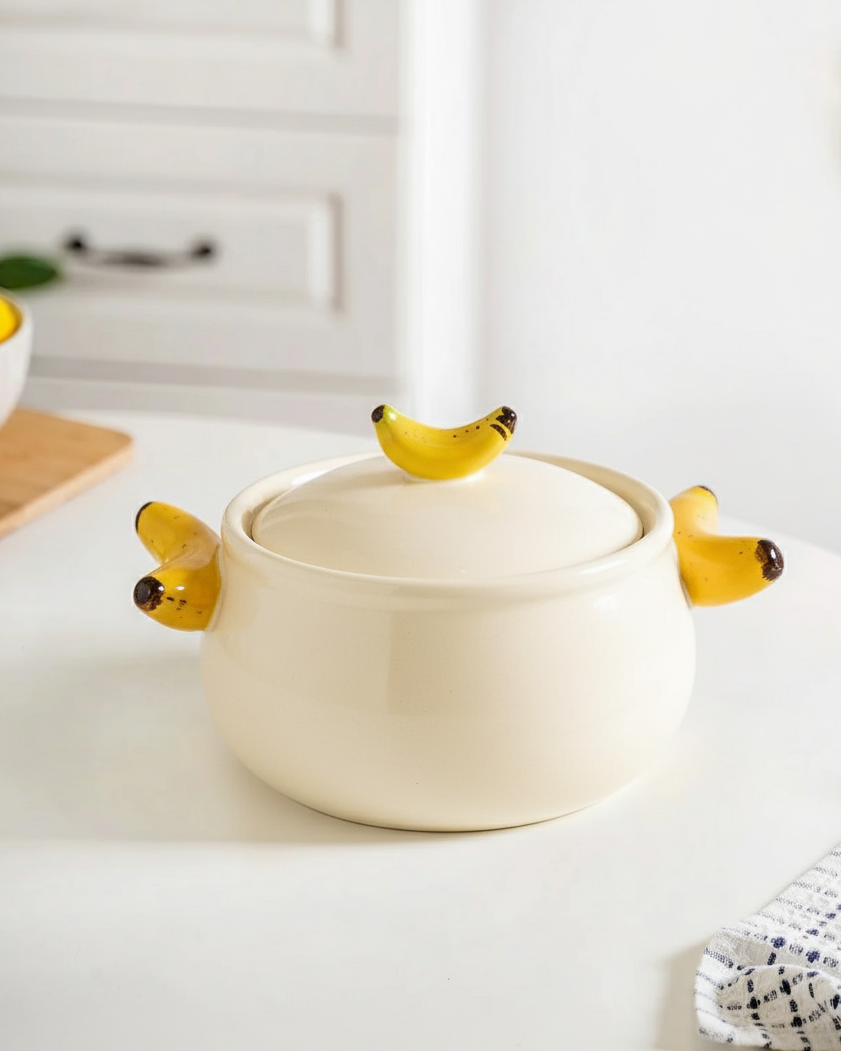 Banana Bliss Ceramic Casserole