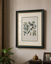 Green Eucalyptus Leaves Print "24x30" Inches