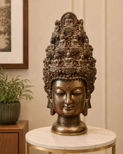 The Thousandfold Ascendant Buddha Sculptural Bust