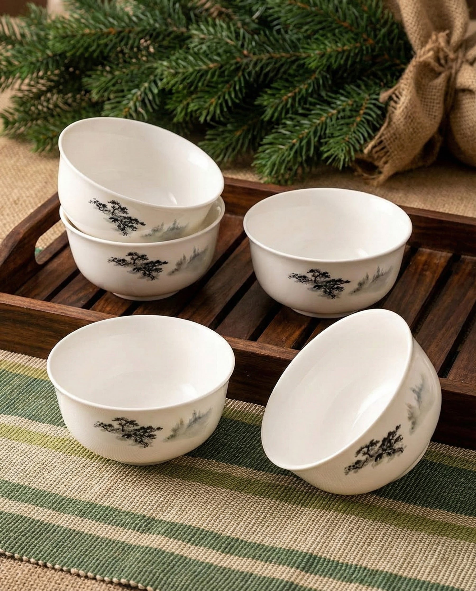 Zen Garden Porcelain Katori 