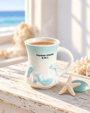 'Cayman Islands B.W.I.' Leaping Dolphin Ceramic Mug