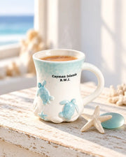'Cayman Islands B.W.I.' Sea Turtle Ceramic Mug
