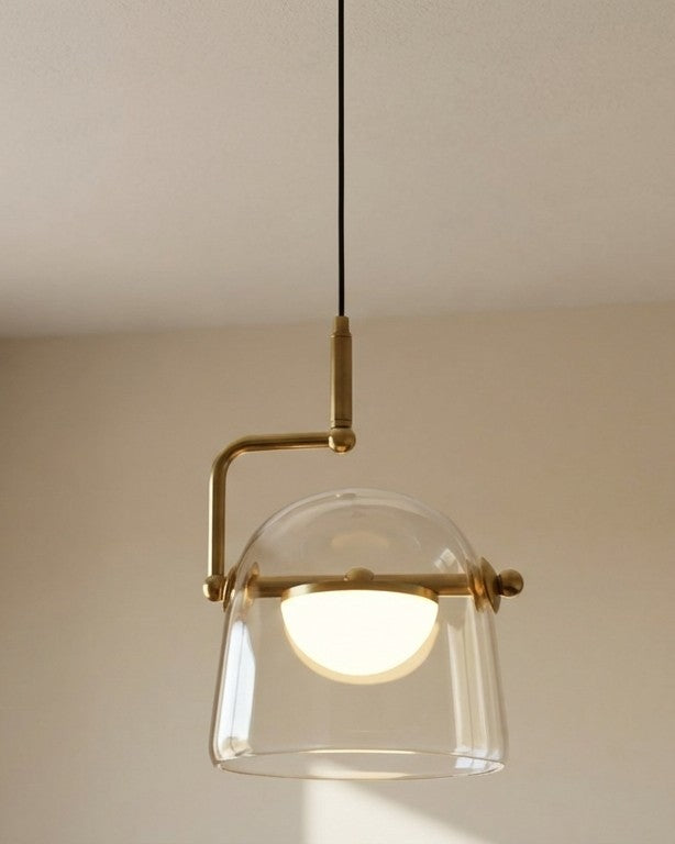 Arcello Dome Pendant Light - Clear 