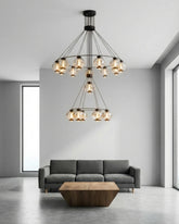 Noirvale Orb Cascade Chandelier 