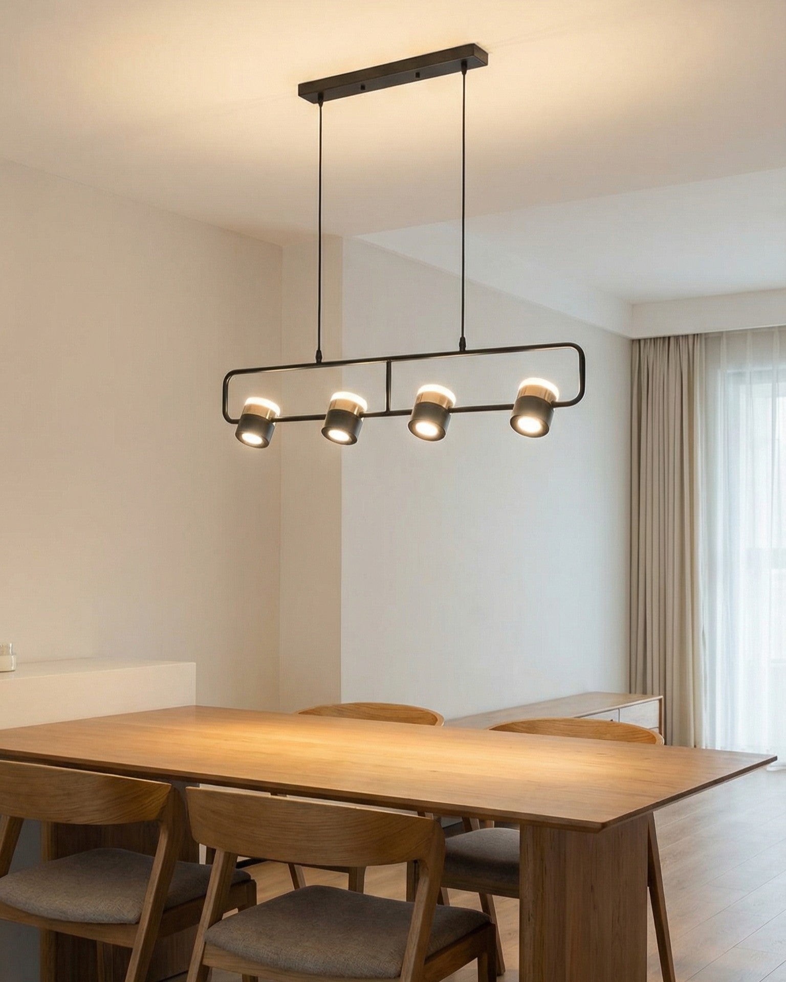 Linear Spot Bar Chandelier 
