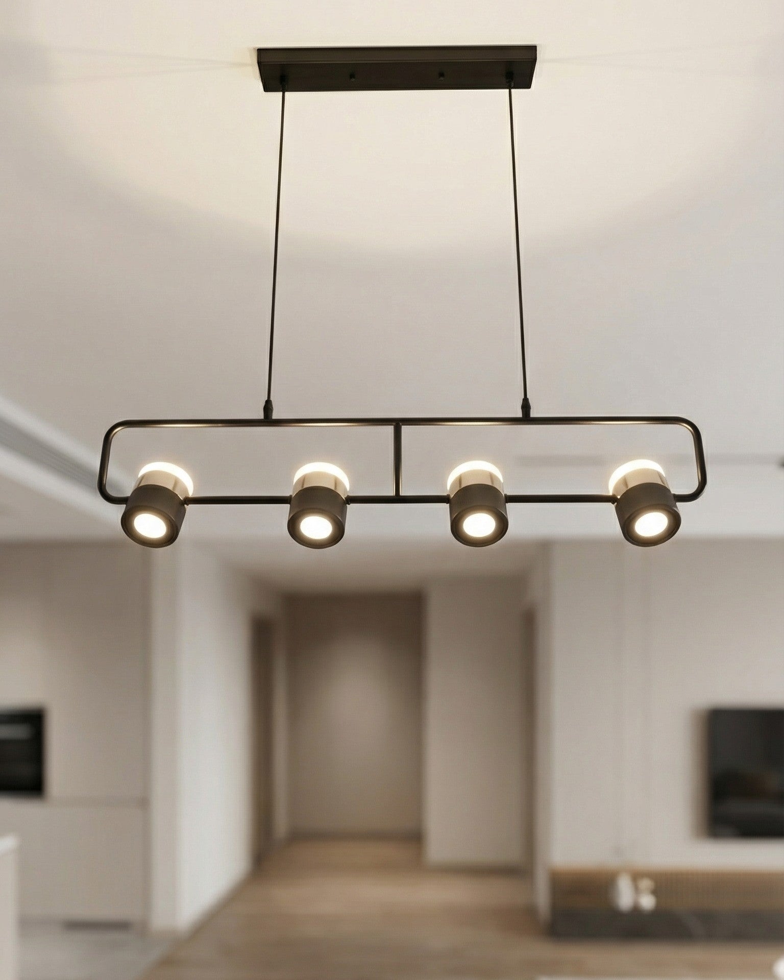 Linear Spot Bar Chandelier 