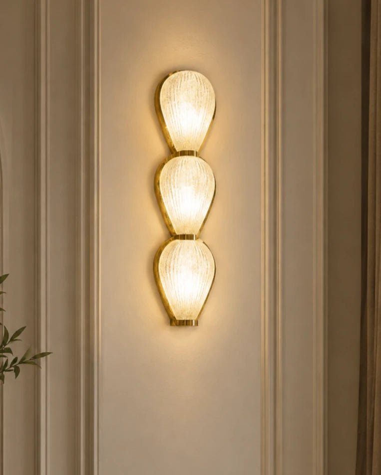 Lunessa Trio Glass Wall Light 