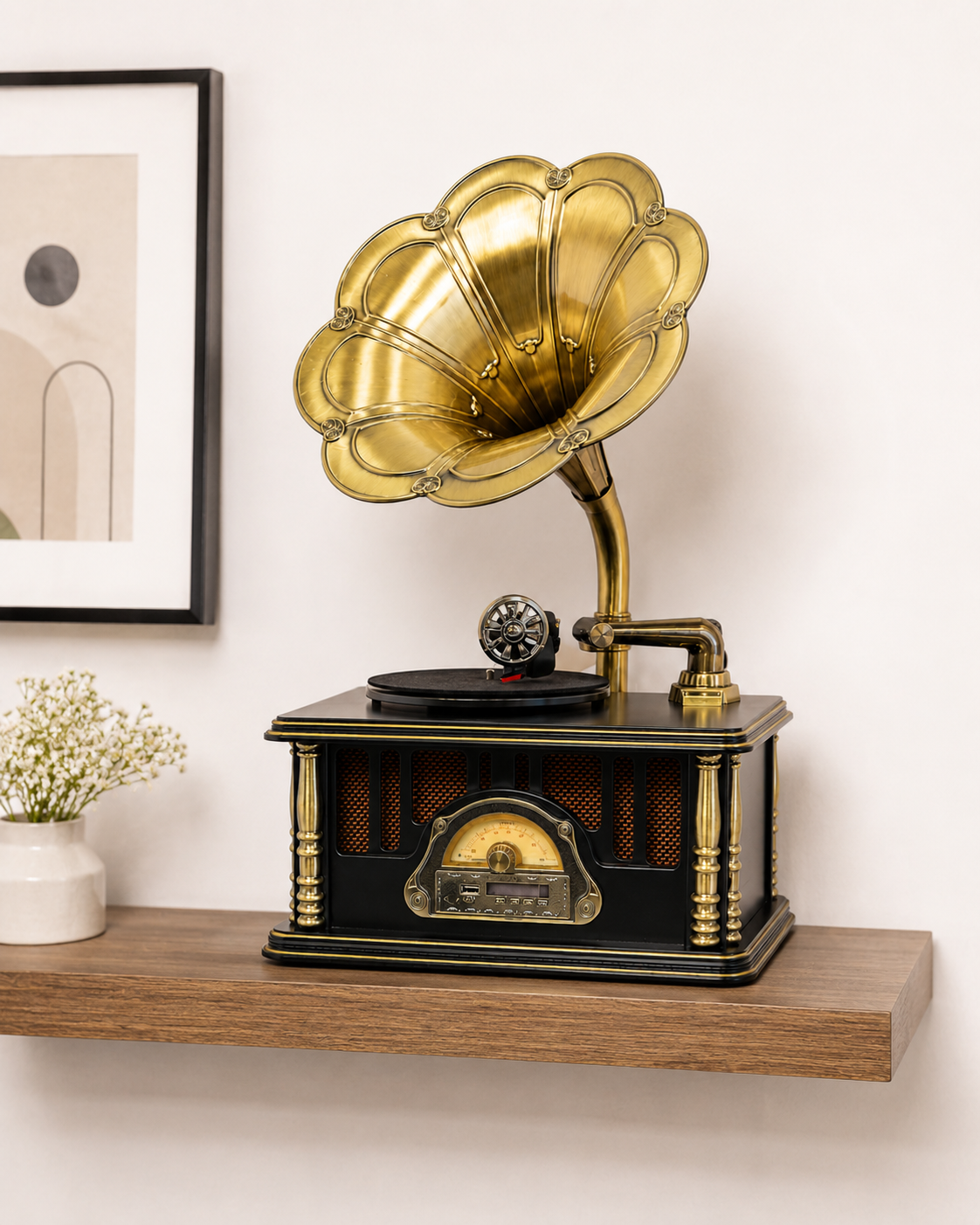 Antique Royale Horn Gramophone 