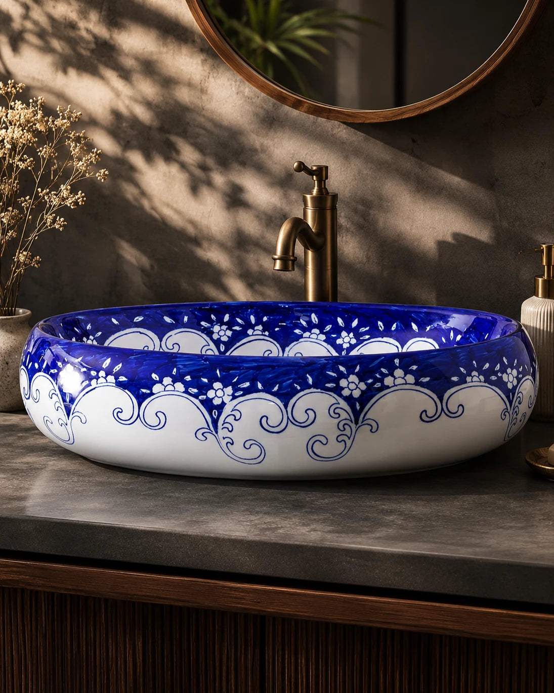 Fragrant Porcelain Counter Top Basin 