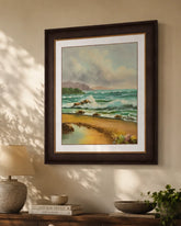 "Lake View Waves" Handmade Oil Painting 20"x24" 