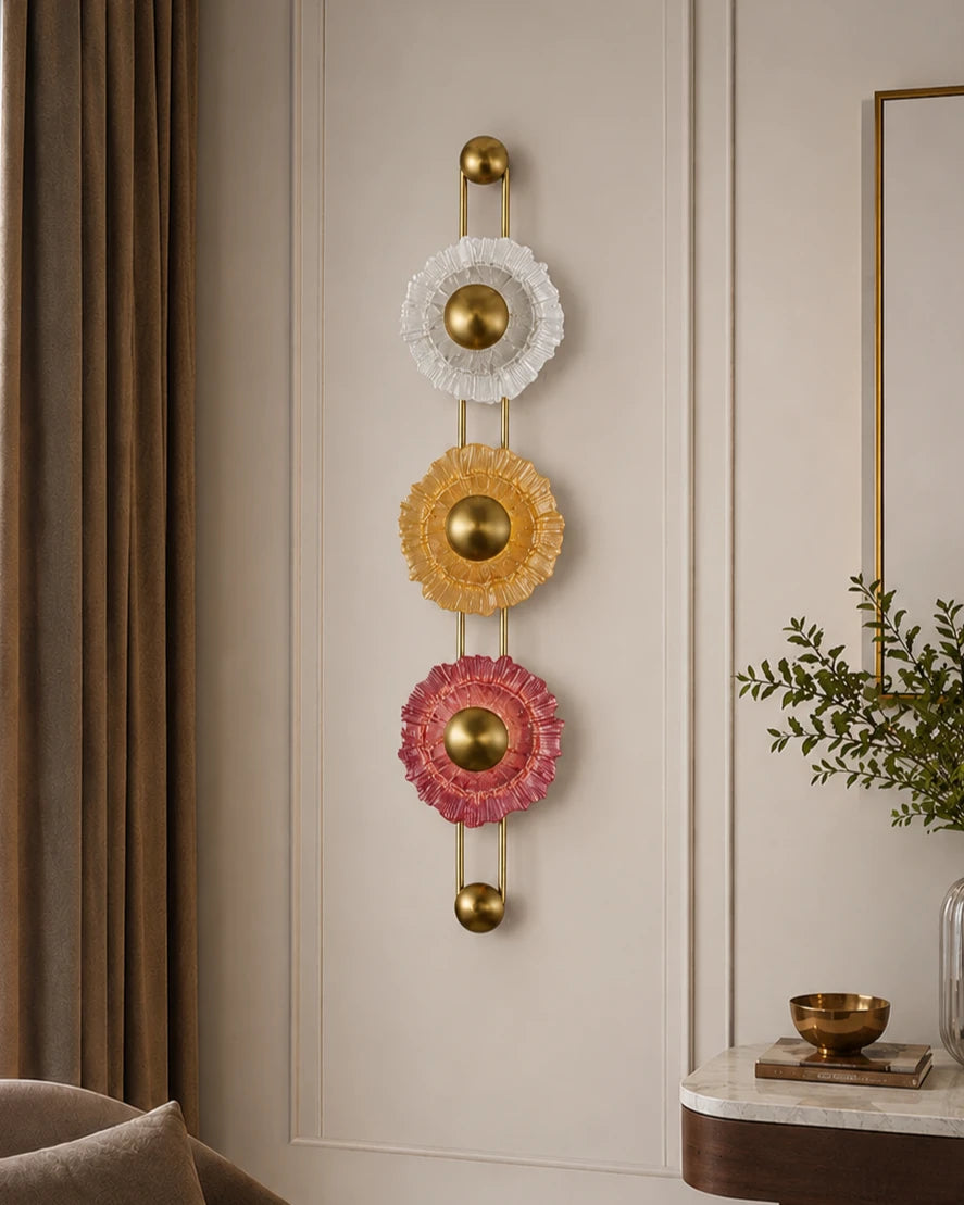 Trio Bloom LED Glass Wall Sconce 