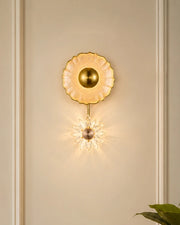 Celestia Bloom Crystal Wall Light