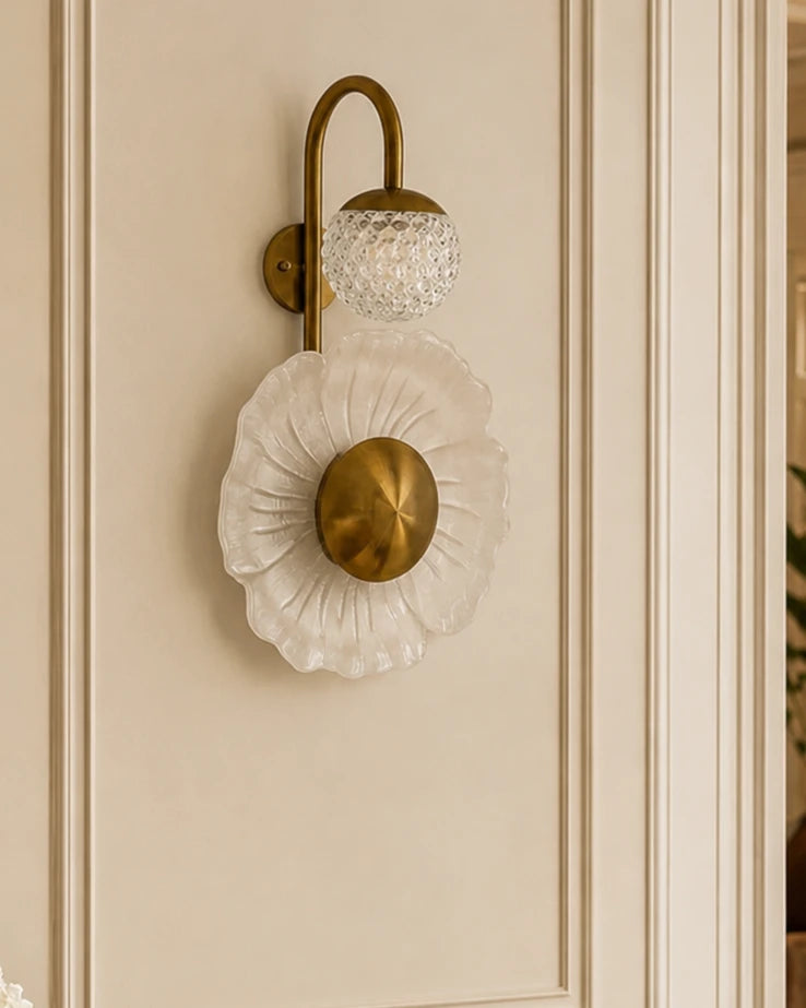 Aurora Petal Glow Wall Light