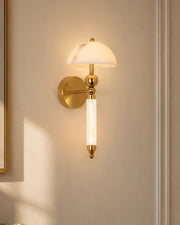 Celestine Alabaster Dome Wall Light