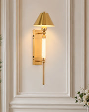 Auremont Gold Rod Wall Light