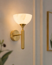 Alabaster Chalice Wall Light