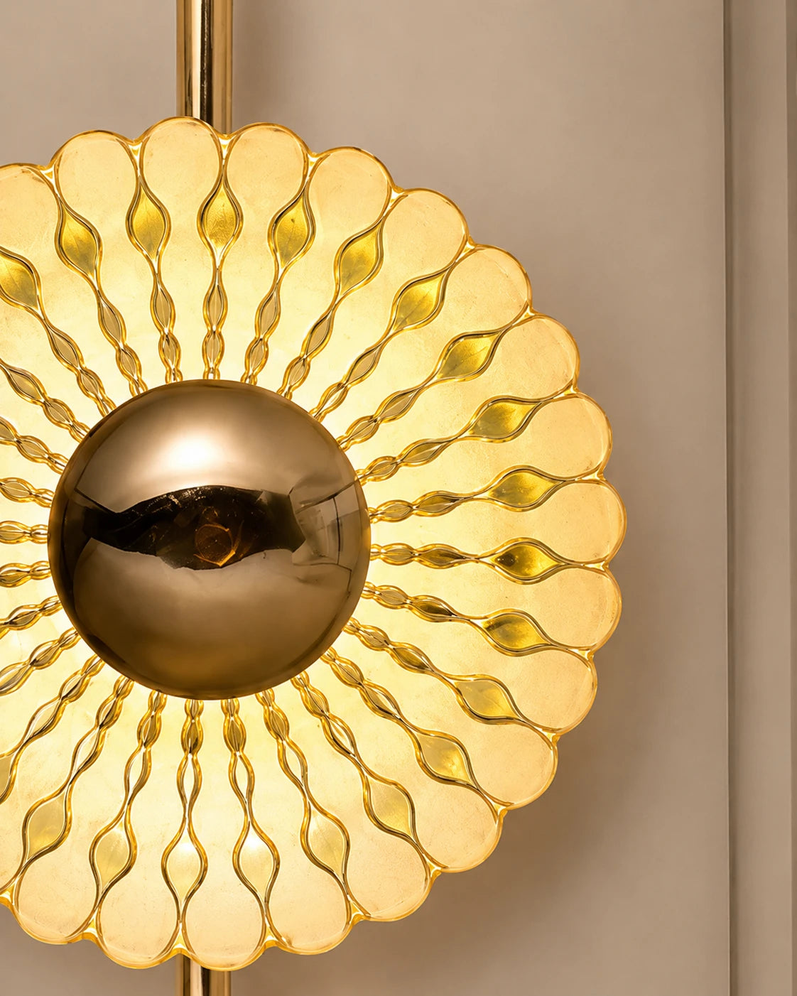 Aurelia Sunburst Halo Wall Light 