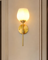 Lumiera Pleated Bud Wall Light 