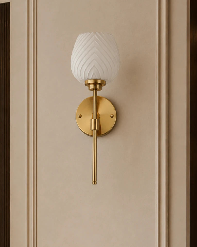 Lumiera Pleated Bud Wall Light