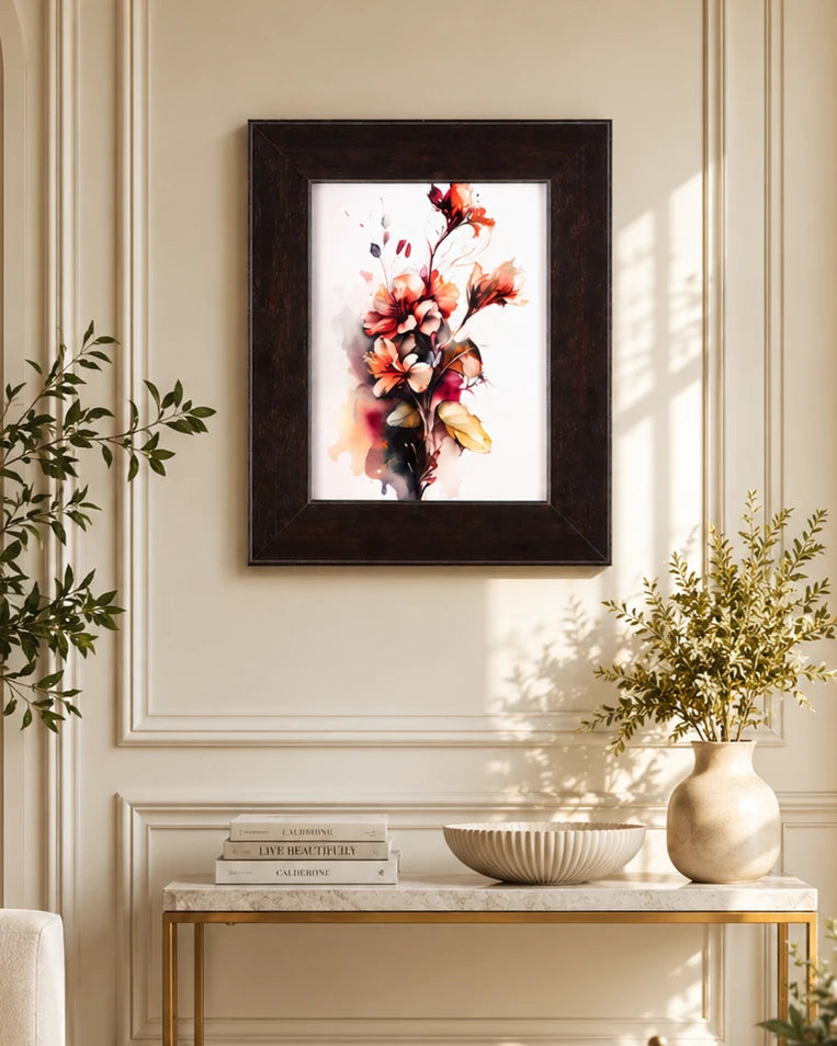 Autumn Bloom - Abstract Watercolor Florals