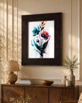 Ink Bloom Contemporary Art Print 
