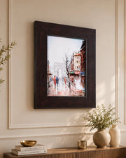 Champs-Elysees in Autumn - Vintage Paris Street Scene