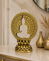 Golden Buddha Mandala Sculpture 