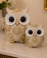 Wisdom Decorative Owl Figurine - Set Of 2 