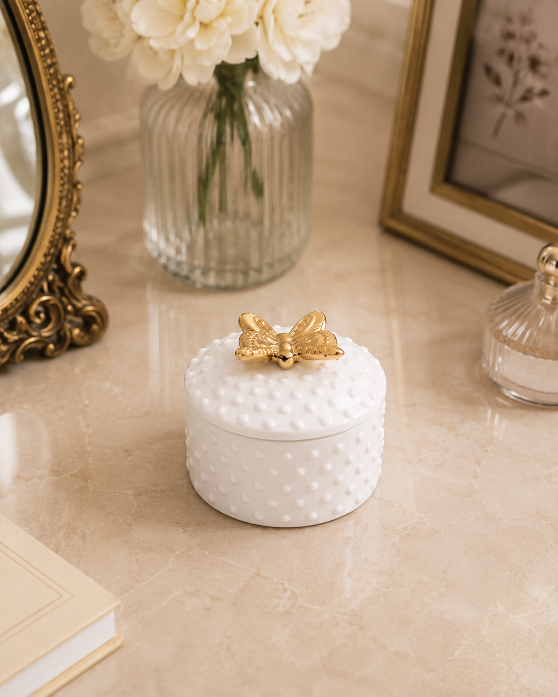 Polka Dots Trinket Keeper 