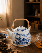Oriental Landscape Tea Kettle 
