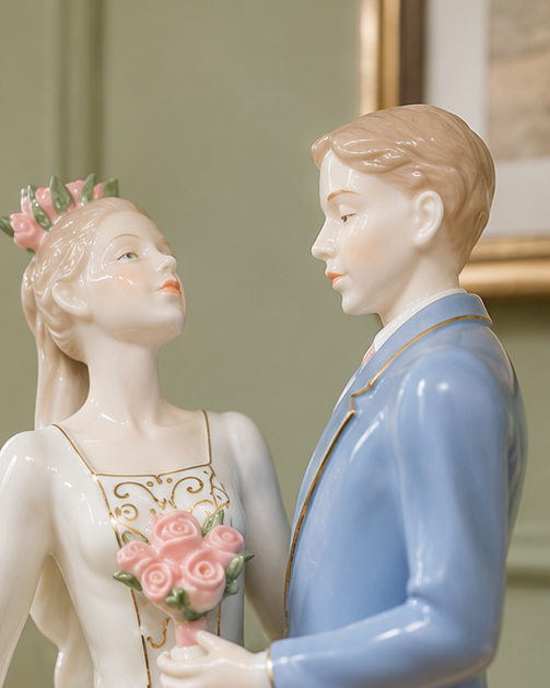 The Romantic Couple - Fine Porcelain Figurine