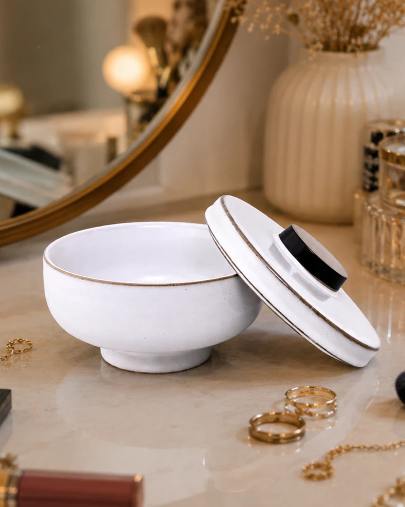 Ivory Shine Trinket Keeper - White 