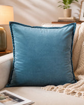 Golden Hour Velvet Accent Cushion Cover  - Green 