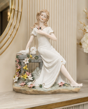 Graceful Serenity - Fine Porcelain Figurine -White