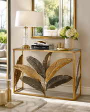 Luxe Palm Harmony Console Table