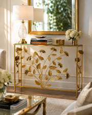 Golden Meadow Console Table